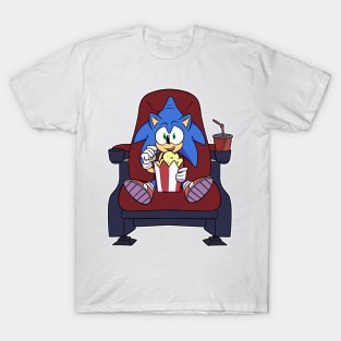 Hedgehog at the Movies T-Shirt